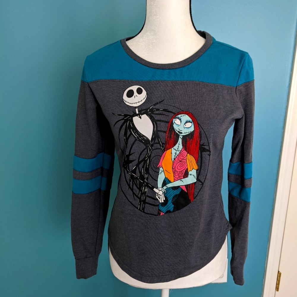 Nightmare before Christmas baseball Jersey Shirt top Disney Tim Burton